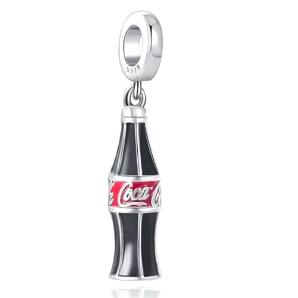 NWOT Cola Bottle Silver Pandora Fit Charm